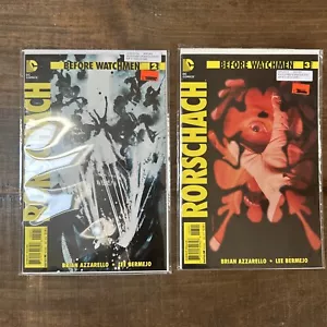 Before Watchmen Rorschach #2 & #3 1:25 Lot Of 2 2012 DC Comic Near Mint Art - Picture 1 of 6