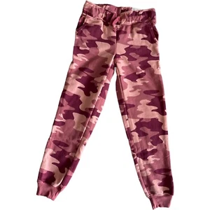 Girls Fleece joggers SO KIDS JOGGERS Pink Camuflage Size M - Picture 1 of 5