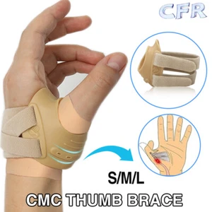 CMC Joint Protector Orthopedic Thumb Brace Support Wrist Immobilizer Tennis Gym - Picture 1 of 24