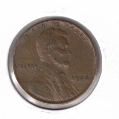 1944 Philadelphia Circulated Copper Lincoln One Cent Coin! #2 - Image 1 of 2