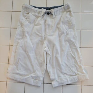 Gymboree Boys White Linen Cotton Blend Shorts Size 10 NEW - Picture 1 of 5