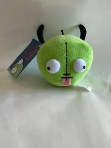 2010 NEW GREEN ALIEN INVADER ZIM ROBOT GIR IN DISGUISE DOG EARS HEAD PLUSH TOY - Picture 1 of 3