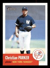 2002 Topps Heritage #424 Christian Parker (SP/Short Print) Yankees z