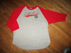 CAMISETA DE COLECCIÓN 2006 LIGA MENOR BÉISBOL JUEGO DE ESTRELLAS Toledo Mud Hens Ringer XL - Imagen 1 de 5