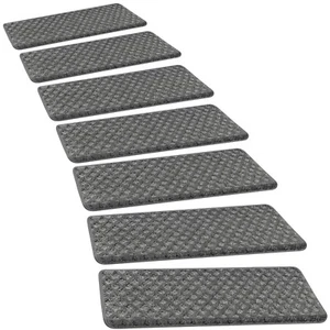 Pure Era Bullnose Treppenstufen Teppich 9,5" x 30"x1,2" grau Mini-Diamant Rankgitter - Bild 1 von 8