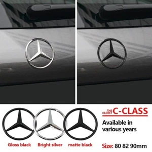 Kühlergrill Chrom Stern Emblem für Mercedes A,C,B,GLA,GLK,CLA,CLS,SLK,E KLASSE - Bild 1 von 10