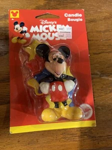 WILTON Mickey Mouse Birthday Candle - New Old Stock - Sealed - Picture 1 of 1