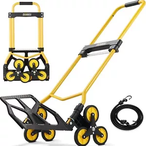 Carro de escalada de escaleras 330 lb capacidad plegable escalador de escaleras camión de mano - Imagen 1 de 24