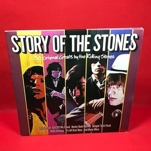 ROLLING STONES Story Of The 1982 UK DOUBLE VINYL LP greatest hits best of record - Picture 1 of 7