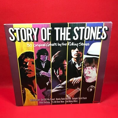 ROLLING STONES Story Of The 1982 UK DOUBLE VINYL LP greatest hits best of record - Image 1 of 4