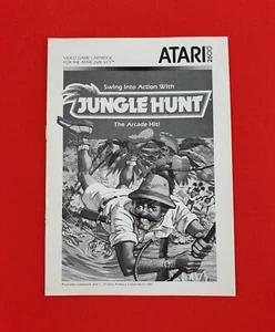 Notice - Manuel Jungle Hunt Atari 2600 en bon état - Imagen 1 de 3