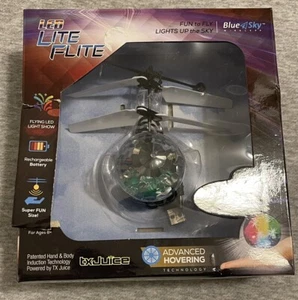 LED Lite Flite Hovering Mini Drone Rechargeable Color Changing Helicopter - Picture 1 of 3