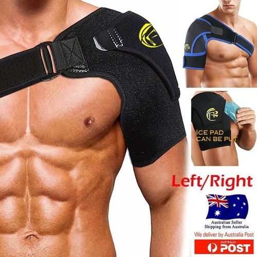 Shoulder Brace Rotator Cuff Support Pain Relief Therapy Belt Sleeve Men