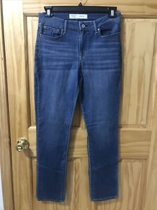 Levi's Strauss Signature Mid Rise schmale Damenjeans blau 12L (TW-4122-D) - Bild 1 von 6