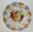 Antique German Fruit Mold Bowl - Luster with Gold Gild