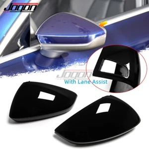 Gloss Black Exterior Side Mirror Cover Caps For Audi A3 8Y S3 RS3 2020 2021 LHD - Imagen 1 de 9