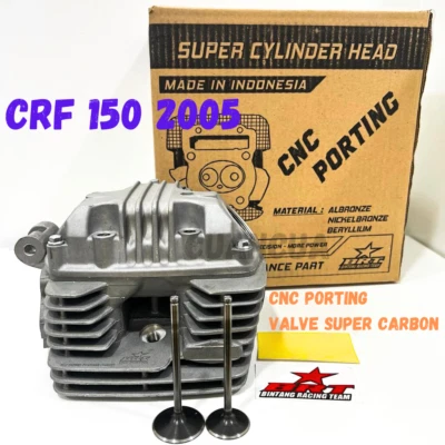 Honda CRF150 CRF 150 F 2003 culata todo bronce CNC portador válvula grande Foto 1 de 4