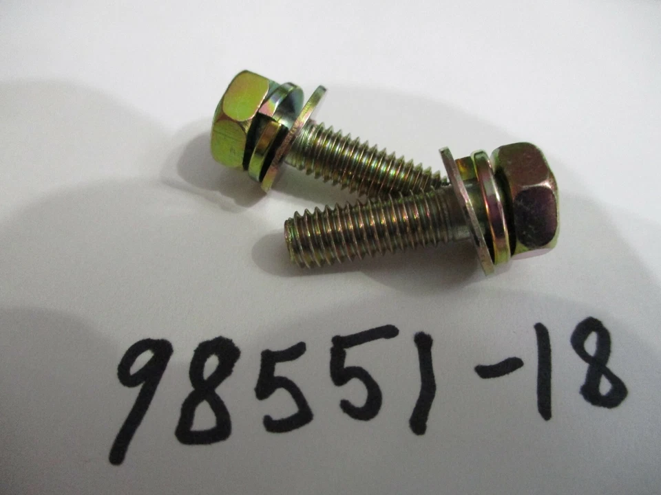 NEW HOMELITE HK-18, HK-24, HK-28 STRING TRIMMER GRASS SHEILD SCREWS P/N 98551-18 - Image 1 of 1