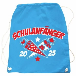 Rucksack Tasche Turnbeutel SCHULANFÄNGER Schuleinführung 2025 Geschenke KITA fun - Bild 1 von 8