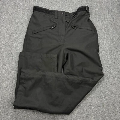 Trespass Snow Pants Womens Medium Black Ski Snow Adjust Waterproof Zip Pockets - Image 1 of 4