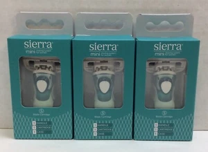 Sierra Mini Shaving System For Women, Compact 5 Blade Razor, Lot of 3 - Picture 1 of 3