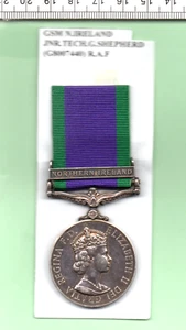 GENUINE SILVER NORTHERN IRELAND GENERAL SERVICE MEDAL AND RIBBON 1962-2007 (238) - Picture 1 of 2