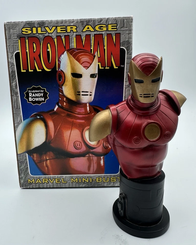 Bowen Designs 漫威白银时代钢铁侠迷你胸围 1999 #3044/4000 - 复仇者联盟 — 第 1/4 张图片