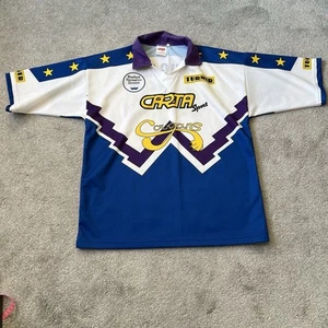 Keighley Cougars Carta Rugby League Shirt Home 1995 Jersey Men Size L Large - Picture 1 of 19