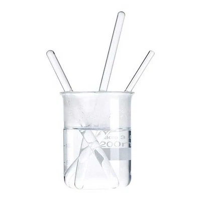 Complete Lab Essentials: paquete de varilla de agitación de vidrio resistente al calor de 10 piezas Foto 1 de 4