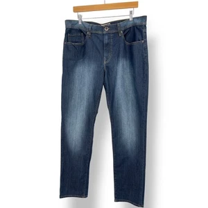 Jeans Travis Mathew para hombre 36x32 lavado oscuro legado peso pluma elástico denim - Imagen 1 de 7