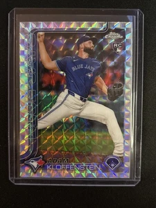 🔥Adam Kloffenstein 2025 Topps Chrome #47 Geometric Refractor Blue Jays - Picture 1 of 2