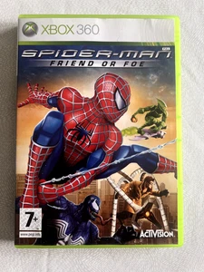 SPIDER-MAN FRIEND OR FOE XBOX 360 GAME,INCLUDING MANUAL - Picture 1 of 3