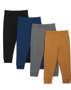 Garanimals Toddler Boys French Terry Joggers, 4-Pack, Size 4T - Picture 1 of 1