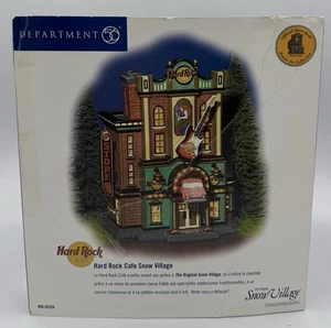 Department 56 Hard Rock Cafe Snow Village - Picture 1 of 9