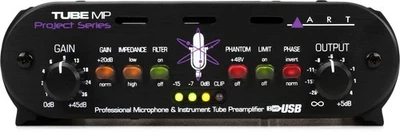 ART Tube MP Project Series USB Microphone Preamp - Image 1 of 4