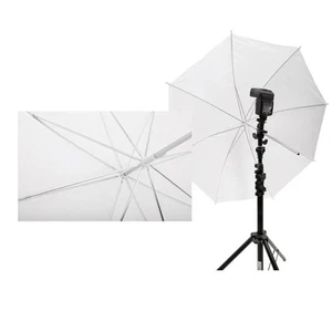 33in / 83cm Studio Flash Translucent White Soft Umbrella - Picture 1 of 8