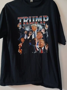 Donald J Trump T Shirt Erwachsene XL Schwarz Kurzarm 2024 - Bild 1 von 3