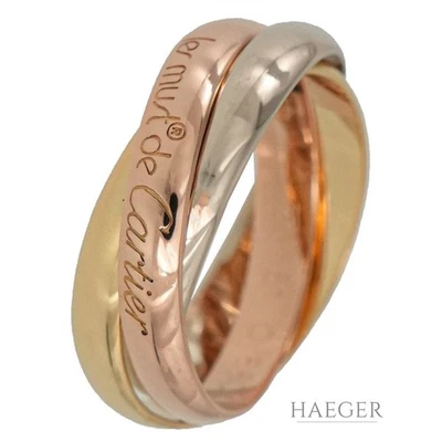 Cartier Trinity Ring Gr.53 klassisches Modell Gold 18 Karat mit Box - Bild 1 von 4