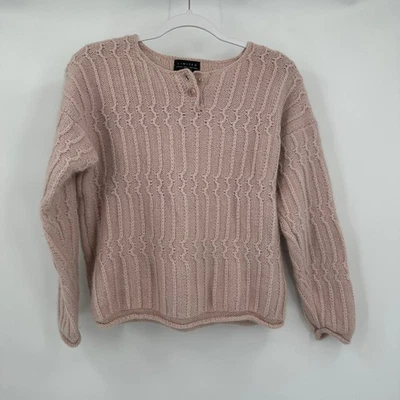 Suéter The Limited Mujer Talla M Rosa Lana de Cordero Angora Cottagecore De Colección Foto 1 de 4