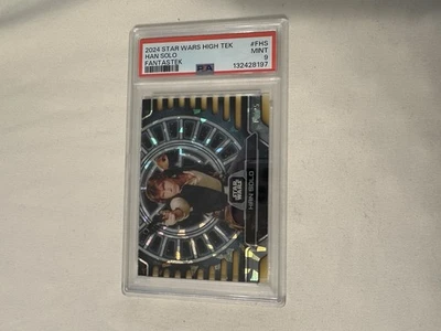 2024 Topps Star Wars High Tek Fantastek Han Solo /25 PSA 9 - Image 1 of 2