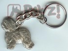 OLD ENGLISH SHEEPDOG Dog Pewter Keychain Key Chain Ring