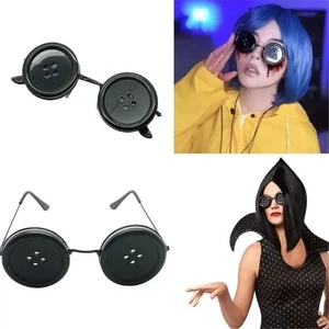 Coraline’s Glasses – Button Eye Novelty Eyewear Cosplay Costume Accessory - Picture 1 of 6