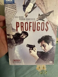 Profugos Chile TV Series S 1, 13 Ep 5 Disc Box Set Lang. Spanish & Portuguese R1 - Picture 1 of 3
