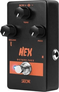 S804 Hex Octave Fuzz Effektpedal für E-Gitarre - klassischer Oktave Fuzz Effekt P - Bild 1 von 6
