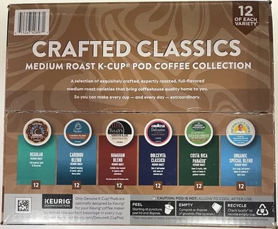 Cápsulas Keurig Crafted Classics K-cup (paquete de 72) Foto 1 de 2