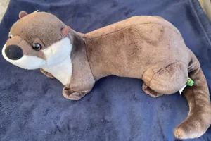 Wild Republic 15" Sea River Otter Stuffed Plush Zoo Animal! Cute Plush - Picture 1 of 2