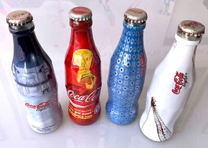 FUSSBALL WM 2006 4 FL COCA-COLA KUNST EDITION FLASCHEN SIND UNGEÖFFNET - Bild 1 von 4