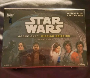 2016 Topps Star Wars Rogue One: Mission Briefing 10 paquetes + 1 caja de tarjetas de parche nuevo - Imagen 1 de 3