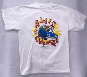 Camicia Cronies Alvin And The Chipmunks anni 90 USA Universal Studios vintage - Foto 1 di 12