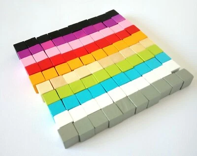 10 Wooden Cubes 10mm Board Game Tokens Pawns Upgrade Board Games RPG Parts spare - Image 1 of 2